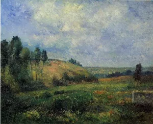 Landscape, Near Pontoise Oil painting by Camille Pissarro