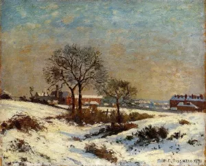 Landscape Under Snow, Upper Norwood painting by Camille Pissarro