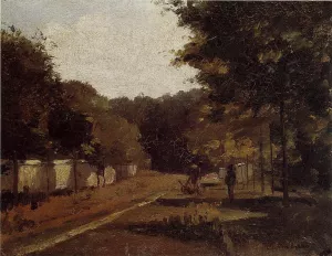 Landscape, Varenne-Saint-Hilaire by Camille Pissarro Oil Painting