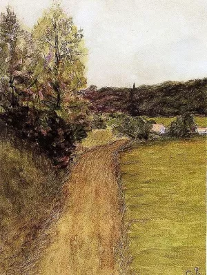 Landscape by Camille Pissarro - Oil Painting Reproduction