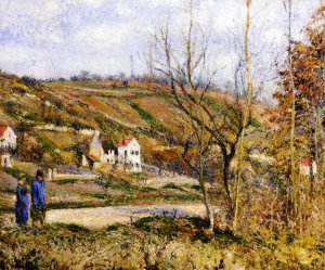 Le Chou Near Pontoise by Camille Pissarro Oil Painting