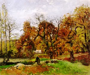 Le Ru de Montbuisson, Louveciennes by Camille Pissarro Oil Painting