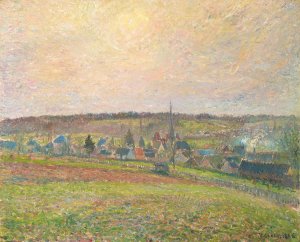 Le Village d'eragny by Camille Pissarro Oil Painting