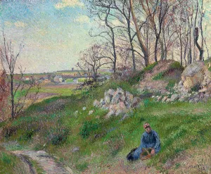 Les carrieres du Chou, Pontoise by Camille Pissarro Oil Painting