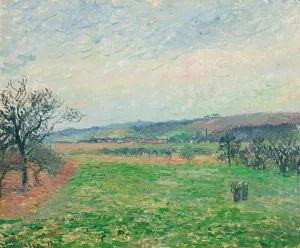 Les Coteaux De Gisors, Temps Gris by Camille Pissarro Oil Painting