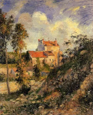 Les Mathurins, Pontoise Oil painting by Camille Pissarro