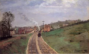 Lordship Lane Station, Dulwich by Camille Pissarro - Oil Painting Reproduction