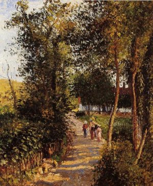 Maison Thievain by Camille Pissarro Oil Painting