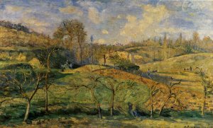 March Sun, Pontoise by Camille Pissarro Oil Painting