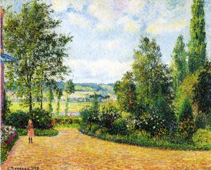 Mirbeau's Garden, the Terrace by Camille Pissarro Oil Painting