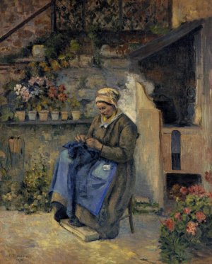 Mother Jolly by Camille Pissarro Oil Painting