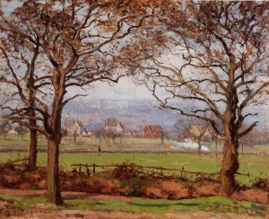 Near Sydenham Hill, Looking Towards Lower Norwood by Camille Pissarro Oil Painting