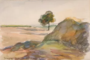 Paysage by Camille Pissarro Oil Painting