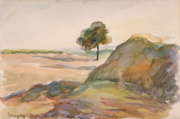 Paysage  by Camille Pissarro - Hand-Painted Oil Painting Reproduction