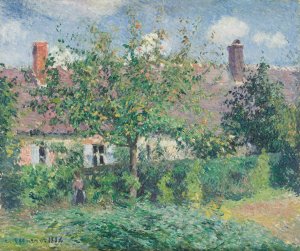 Peasant House at Eragny by Camille Pissarro Oil Painting