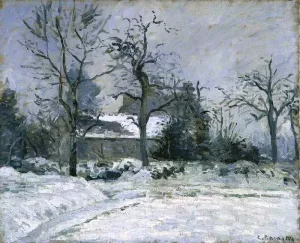 Piette's House at Montfoucault by Camille Pissarro Oil Painting