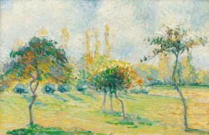 Pommiers, effet d'automne by Camille Pissarro Oil Painting