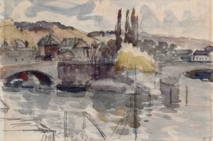 Pont Corneille a Rouen by Camille Pissarro Oil Painting