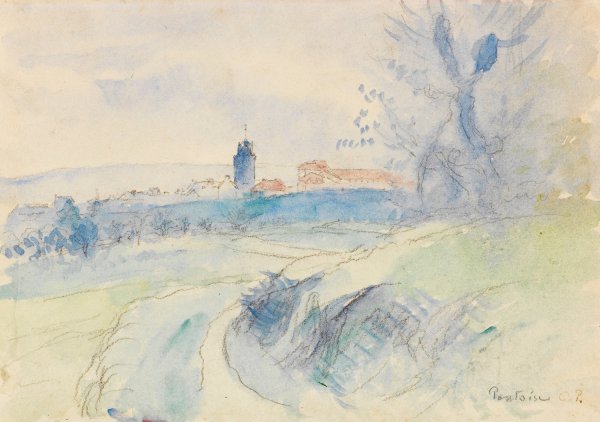 Pontoise  by Camille Pissarro - Hand-Painted Oil Painting Reproduction