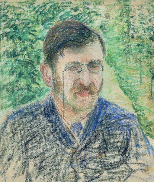 Portrait d'Alfred Isaacson  by Camille Pissarro - Hand-Painted Oil Painting Reproduction