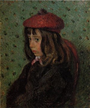 Portrait of Felix Pissarro by Camille Pissarro Oil Painting
