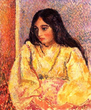 Portrait of Jeanne II Oil painting by Camille Pissarro