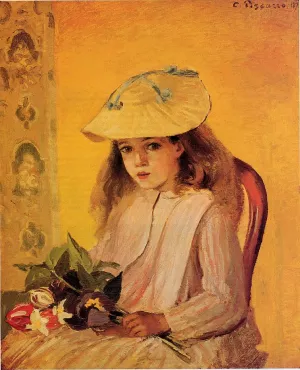 Portrait of Jeanne III by Camille Pissarro Oil Painting