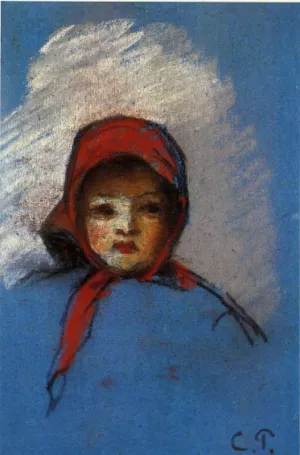 Portrait of Jeanne-Rachel Minette painting by Camille Pissarro