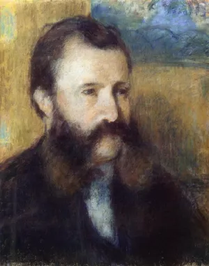 Portrait of Monsieur Louis Estruc by Camille Pissarro - Oil Painting Reproduction