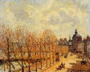 Quai Malaquais, Morning, Sunny Weather by Camille Pissarro Oil Painting