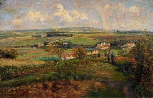 Rainbow, Pontoise by Camille Pissarro Oil Painting