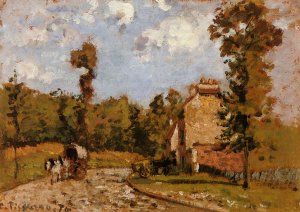 Road in Port-Maryl by Camille Pissarro Oil Painting
