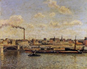 Rouen, Saint-Sever: Afternoon by Camille Pissarro Oil Painting