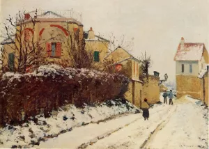 Rue de la Citadelle, Pontoise painting by Camille Pissarro