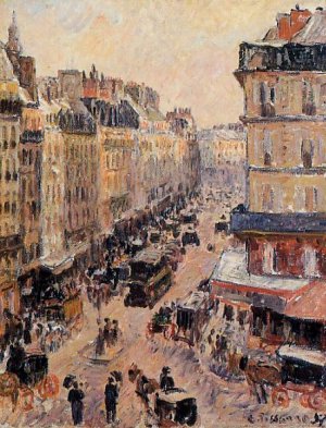 Rue Saint-Lazare by Camille Pissarro Oil Painting
