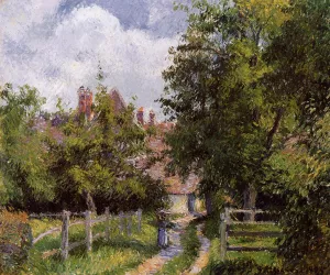 Saint-Martin, Near Gisors by Camille Pissarro - Oil Painting Reproduction