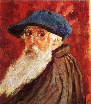 Self Portrait 2 by Camille Pissarro Oil Painting
