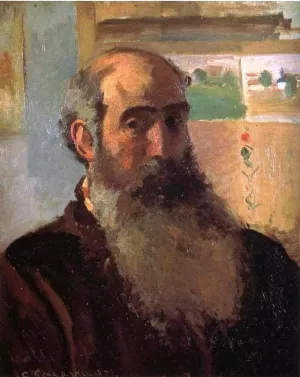 Self Portrait 3 by Camille Pissarro Oil Painting