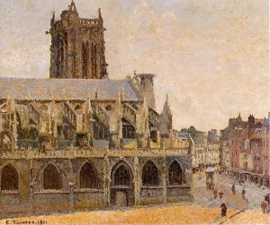 The Church of Saint-Jacques, Dieppe by Camille Pissarro Oil Painting