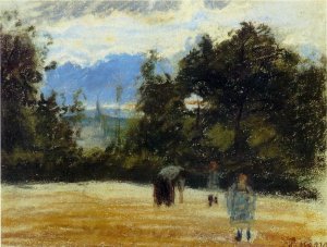 The Clearing by Camille Pissarro Oil Painting
