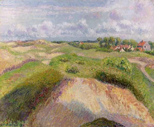 The Dunes at Knocke, Belgium by Camille Pissarro - Oil Painting Reproduction