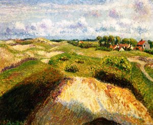 The Dunes at Knocke, Belgium by Camille Pissarro Oil Painting