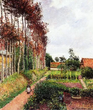 The Field by the Ango Inn, Varengeville by Camille Pissarro - Oil Painting Reproduction
