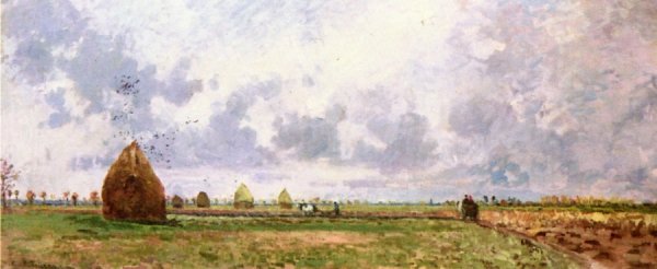 The Four Seasons: Autumn by Camille Pissarro - Hand-Painted Oil Painting Reproduction