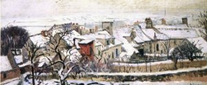 The Four Seasons: Winter by Camille Pissarro Oil Painting
