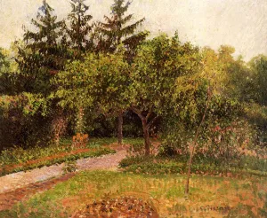 The Garden at Eragny by Camille Pissarro Oil Painting