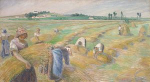 The Harvest by Camille Pissarro Oil Painting