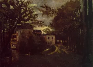 The Mill at La Roche Goyon by Camille Pissarro Oil Painting