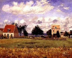 The Red House by Camille Pissarro Oil Painting