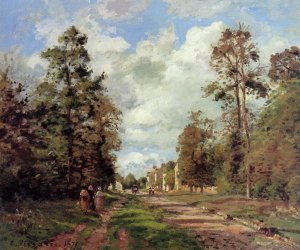 The Road to Louveciennes at the Outskirts of the Forest